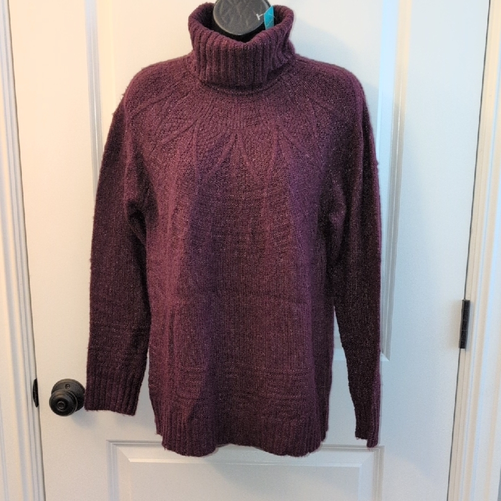 Maurices Rich Plum Turtleneck Sweater